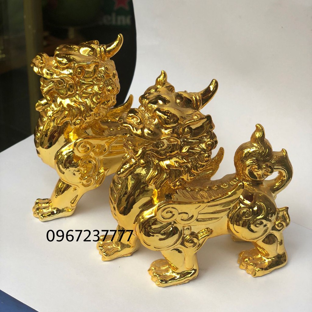 Tượng Tỳ Hưu Mạ Vàng 24K - Giá Rẻ Nhất Tại Hà Nội