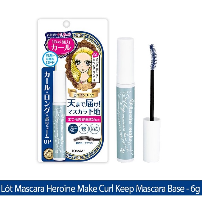 Mascara Lót Mi Kissme Heroine Base Giúp Mi Dày Và Cong Hơn 6g