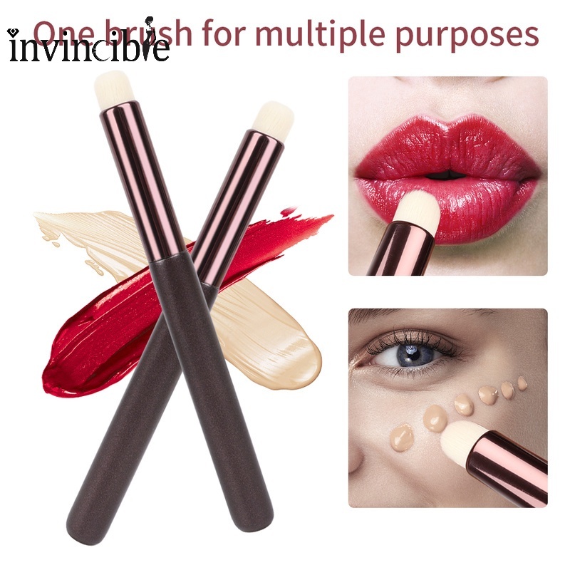 Cọ Trang Điểm Môi/Che Khuyết Điểm Mini Đầu Tròn Mềm Mại Tự Nhiên Không Nhòe Cho Nữ