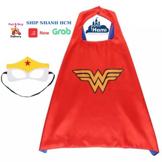 Áo choàng siêu nhân cho bé gái kèm mặt nạ che mắt hm0613