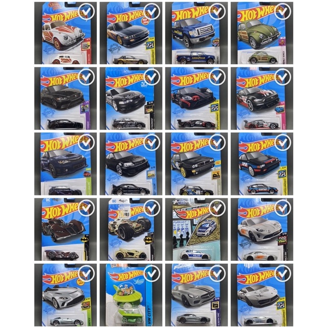 Hotwheels - Basic 6 - Xe Mô Hình tỉ lệ 1/64