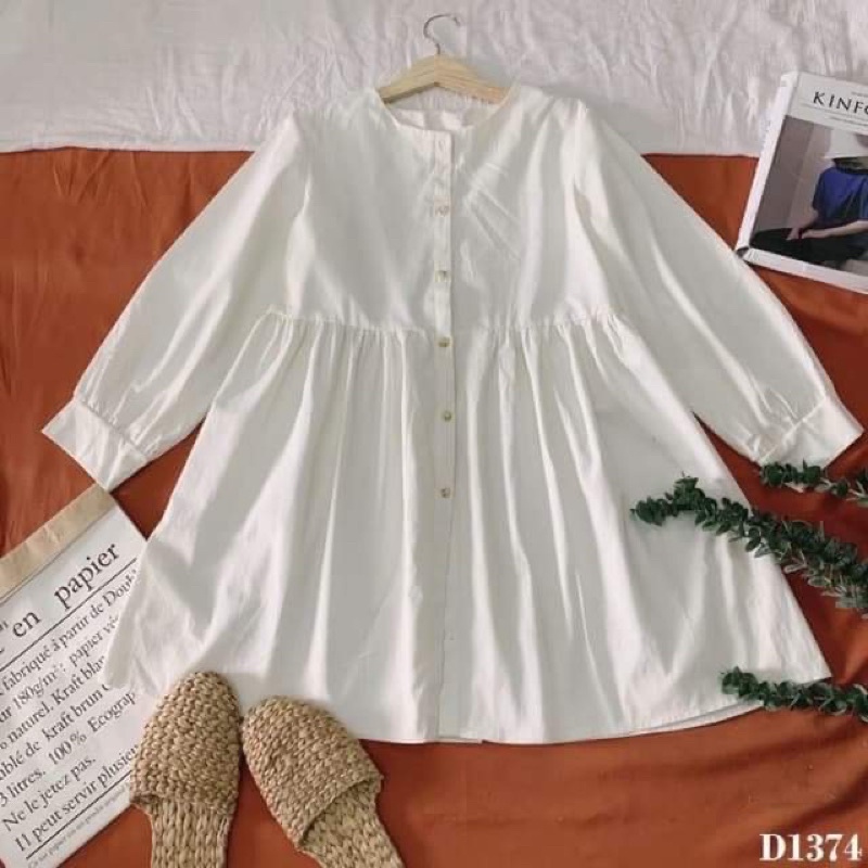 Váy baby doll nhiều cúc TT6