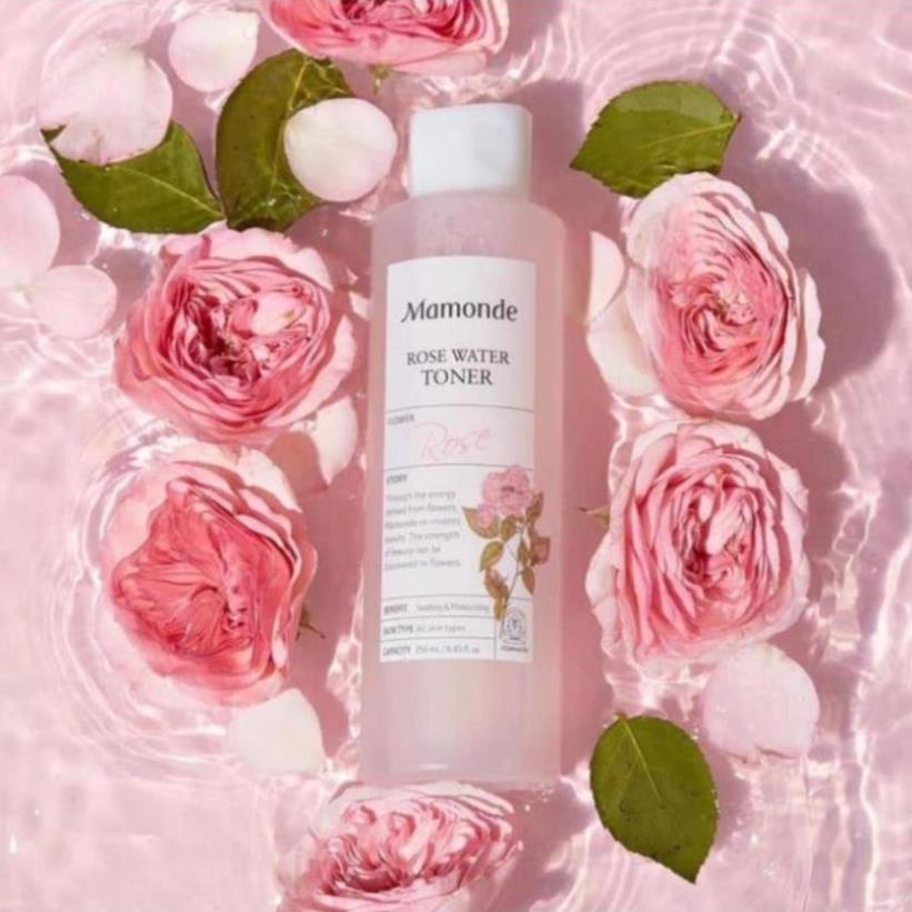 Nước Hoa Hồng⚡️𝐅𝐑𝐄𝐄 𝐒𝐇𝐈𝐏⚡️Rose Water Toner Mamonde 250ml Dành Cho Mọi Loại Da | BigBuy360 - bigbuy360.vn