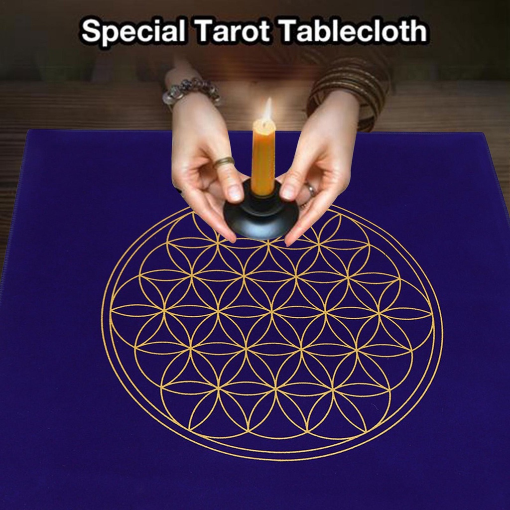 Tấm Vải Trải Bàn Bói Tarot Kèm Túi Đựng Tiện Dụng