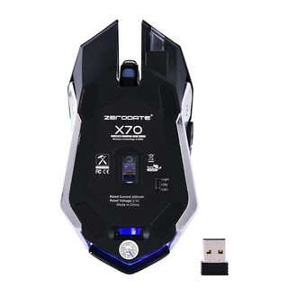 Chuột LED Không Dây 2.4GHZ Gaming X70