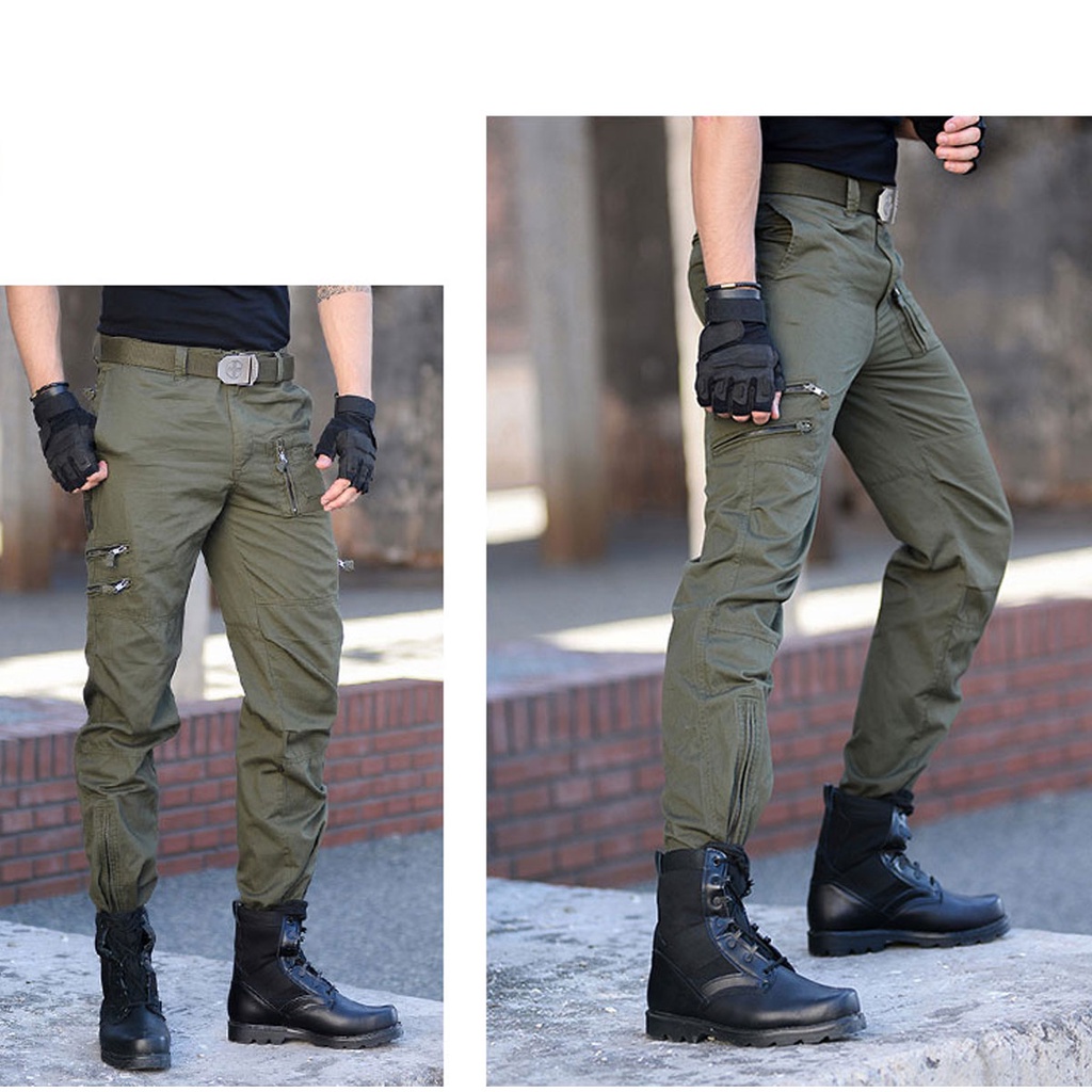 Quần Kaki Túi Hộp Nam Phong Cách Phượt Cực Ngầu Chuyên Phượt, Dã Ngoại, Thường Ngày