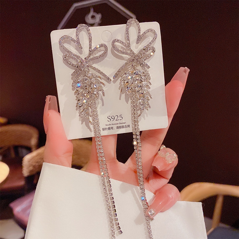 Bông Tai Hình Nơ Phong Cách Hàn Quốc Thời Trang 2022 Sang Trọng Cho Nữ