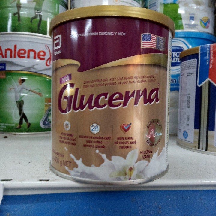 Sữa tiểu đường Glucerna 400g mẫu mới date 2023