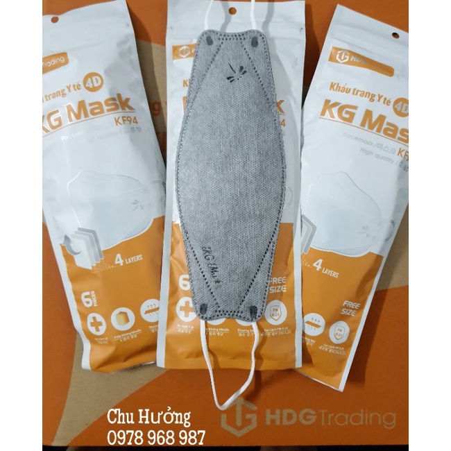 Khẩu trang KG Mask-KF94 xuất Hàn 1 Túi 6 Chiếc | BigBuy360 - bigbuy360.vn
