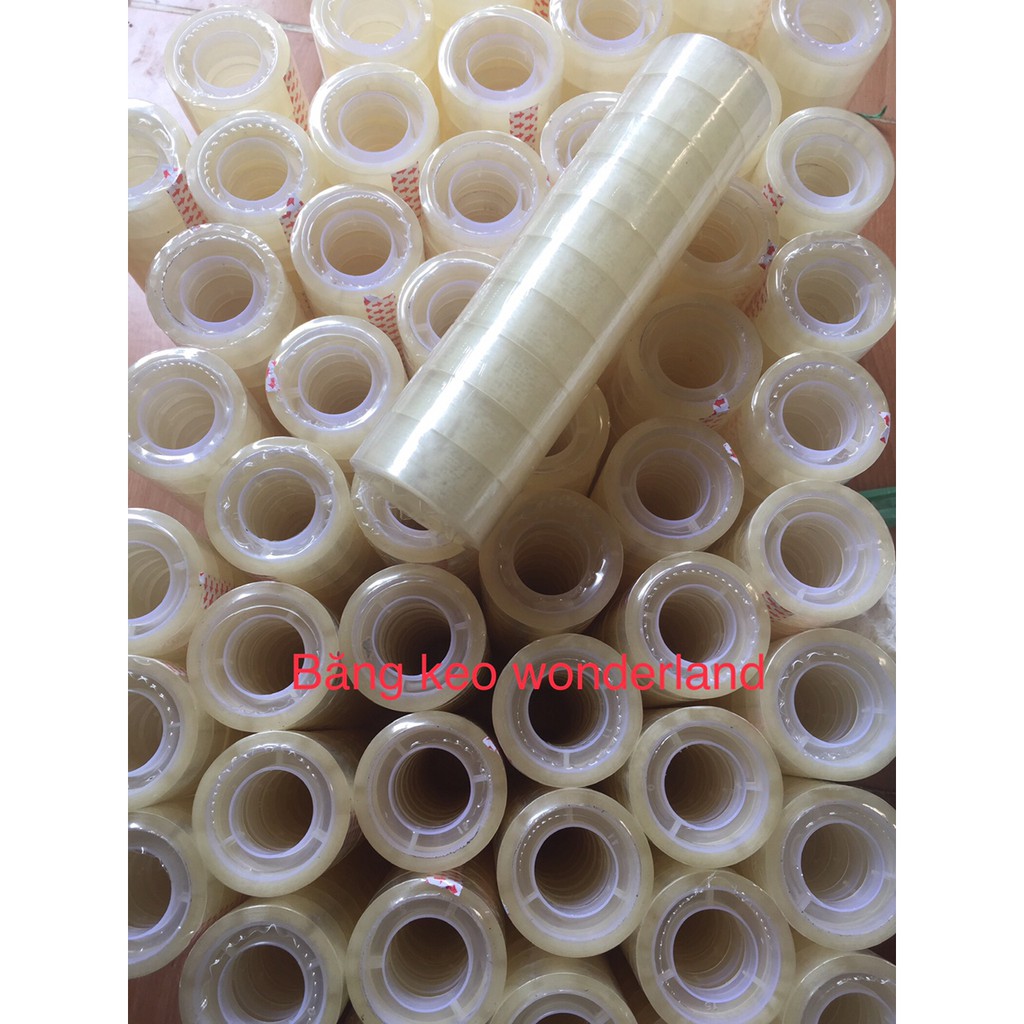 1 cây  Băng keo văn phòng phẩm khổ 18mm