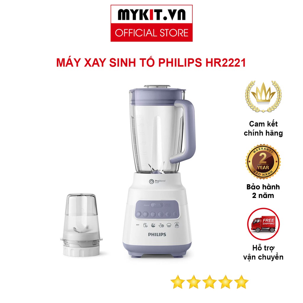 Máy xay sinh tố Philips HR2221 - MYKIT.VN
