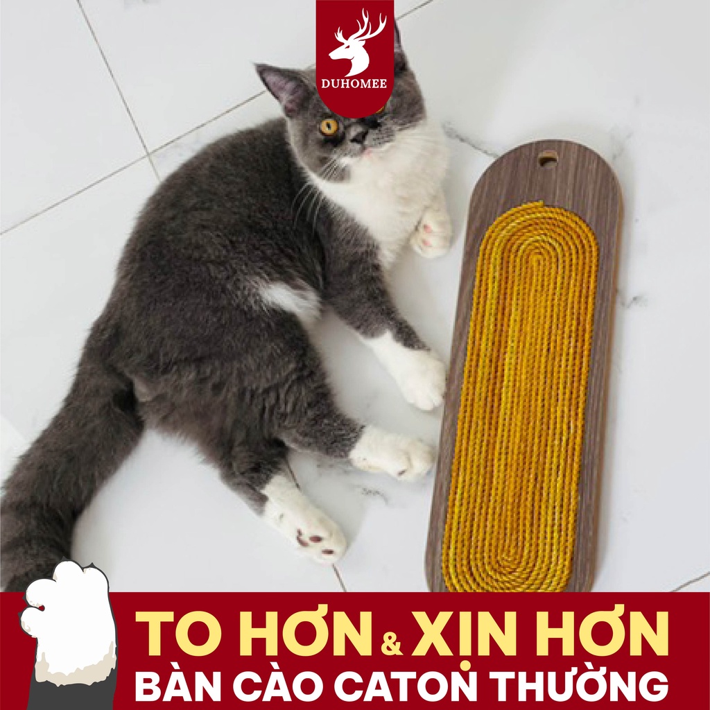 [Mã PET50 giảm 10% - tối đa 50K đơn 250K] Bàn cào móng mèo BỀN 2 NĂM tiết kiệm tiền, thiết kế cao cấp MINIMUM – Duhomee