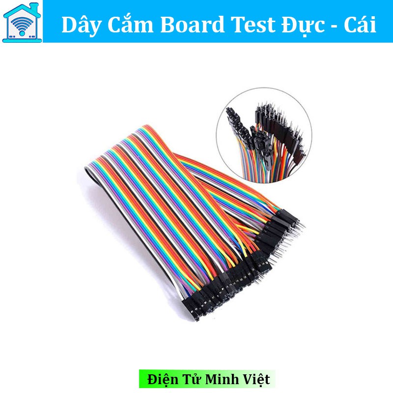 Dây Cắm Board Test Đực Cái 20Cm (40 sợi)