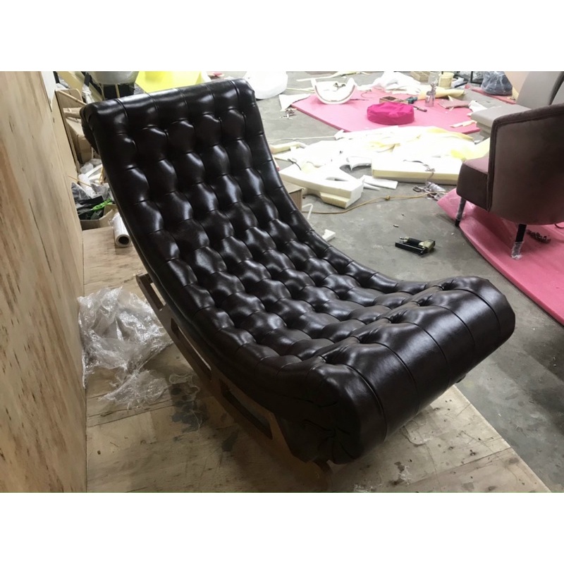 Ghế sofa thư giãn bập bênh da cao cấp xuất khẩu, giá xưởng