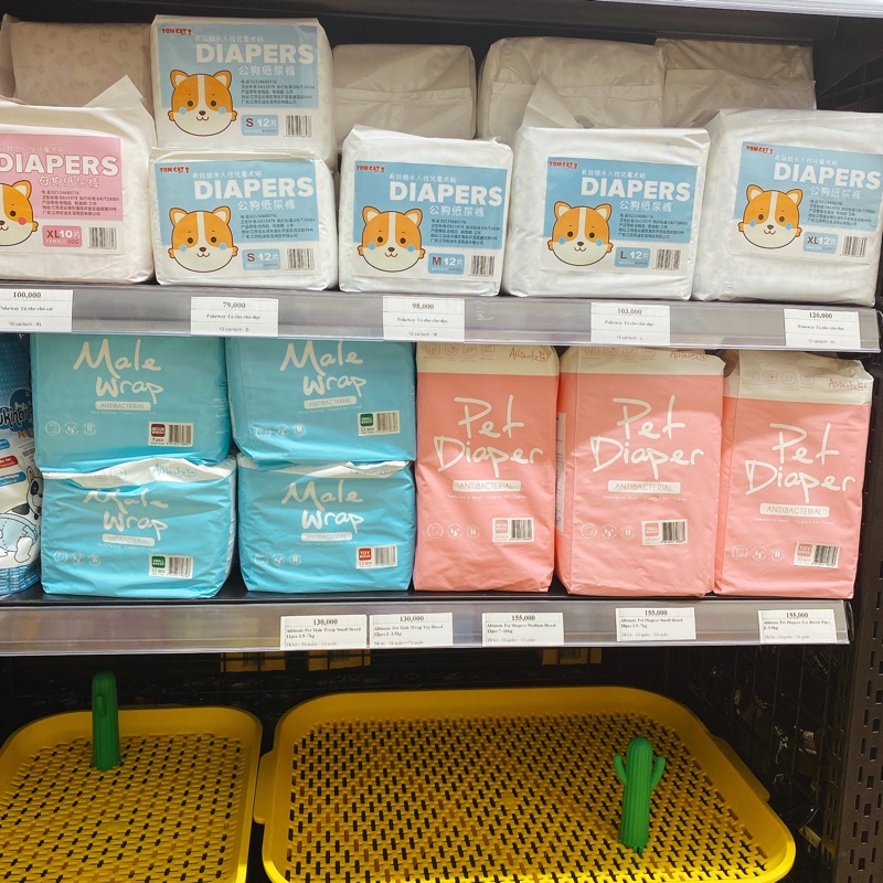 Altimate Pet Tã quần, tã quấn mặc cho chó mèo giống đực, cái