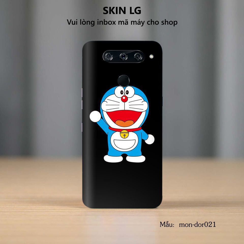 Skin dán cho các dòng điện thoại LG G6 - G7 - G8 in hình Doraemon cực đáng yêu