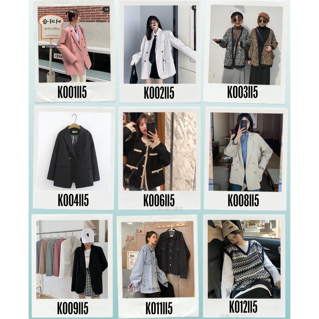 [Order] Áo Khoác Vest Bigsize