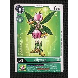 Thẻ bài digimon ex1-039 - lillymon - digimon - uncommon
