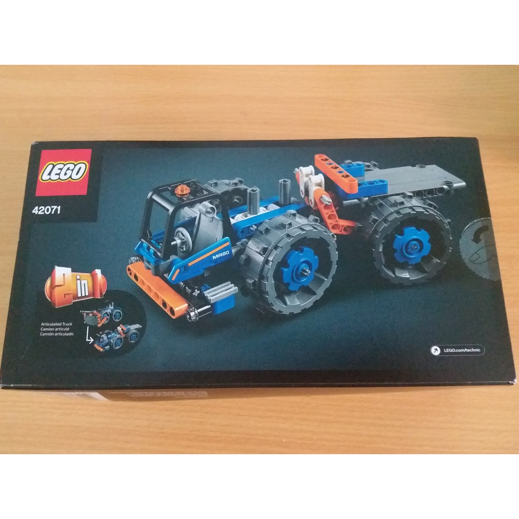 Lego Technic 42071 Bulldozer Compactador - Articulated Truck  Xe Ủi Đất - Xe Tải Nặng Chuyên Dụng 171 miếng