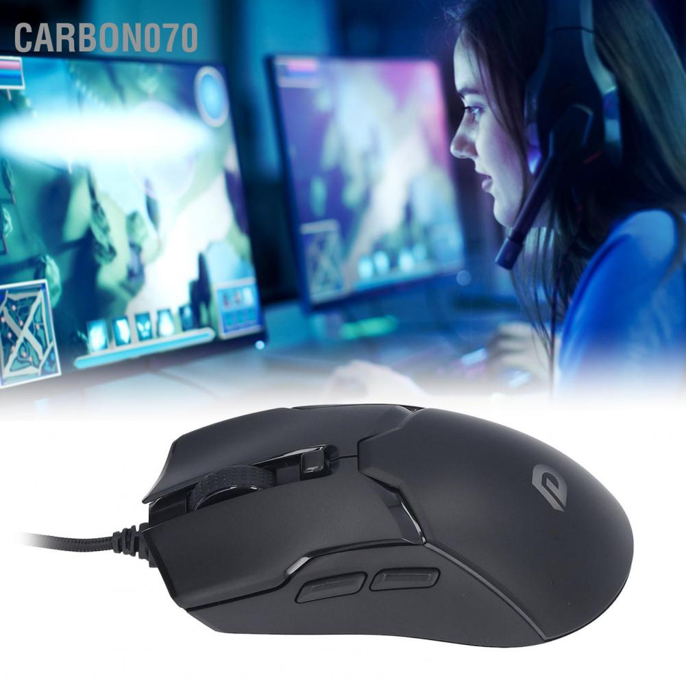 [Hàng HOT] Chuột Gaming Máy Tính Có Dây 7200DPI 6 Nút Bấm Có Đèn Nền RGB Cao Cấp DM503 USB【Carbon070】