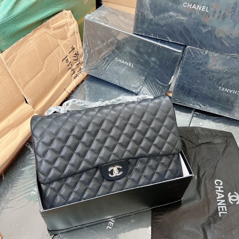 Túi classic da hạt thanh lịch size 33cm đựng được cả thế giới