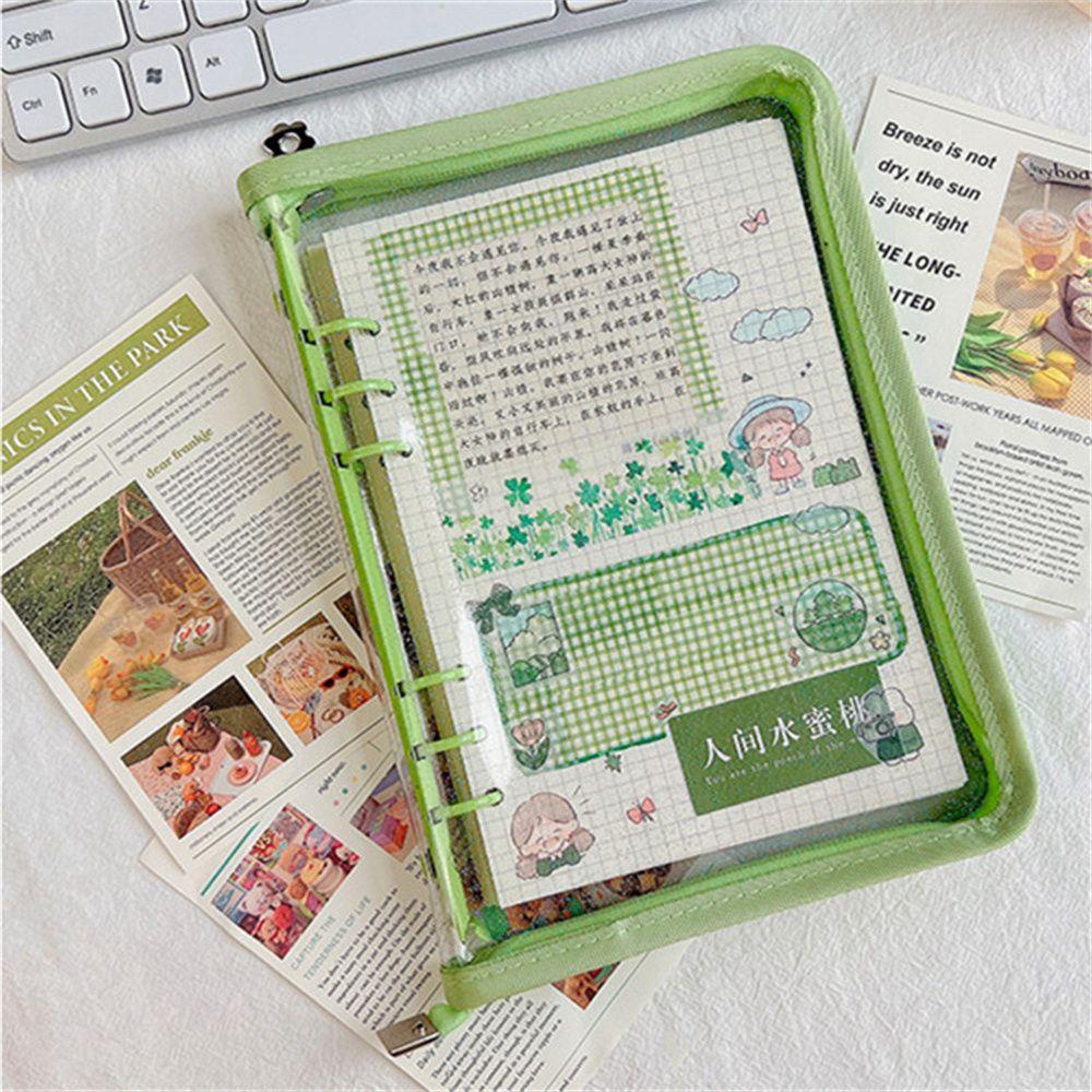 Túi Đựng Sổ Tay / Tài Liệu Có Khóa Kéo Tiện Dụng Cho Trường Học