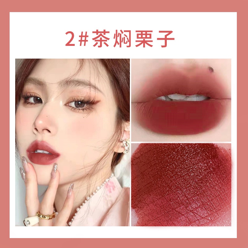 Son Sáp Xixi Tông Nhung Lì Dưỡng Ẩm Làm Trắng Môi Hàng Ngày Không Khô