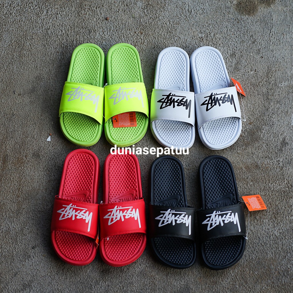 Dép Sandal Benassi X Stussy Thời Trang Cho Nam