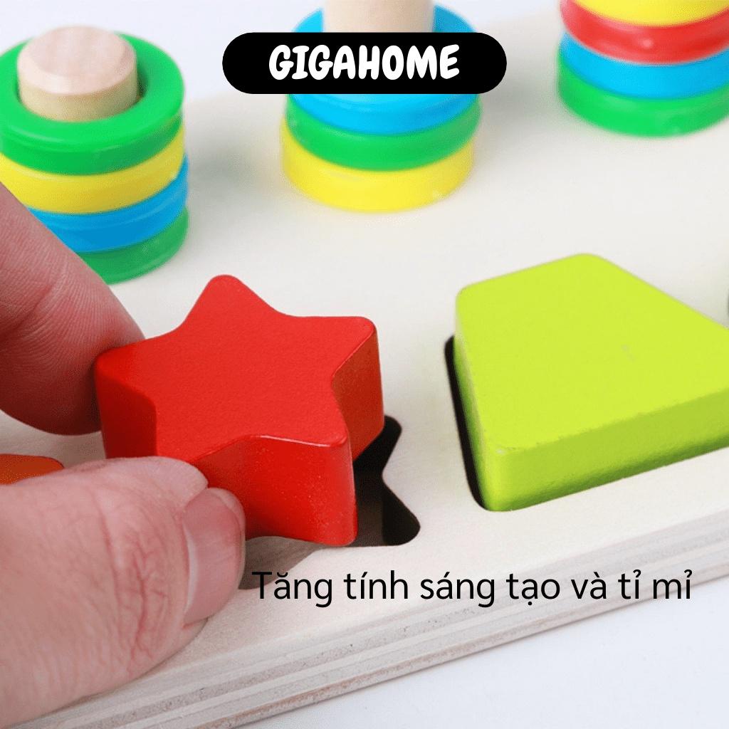 Bảng số cho bé   GIÁ VỐN]   Bảng gỗ ghép số hoặc hình cho bé (2 mẫu số hoặc hình) an toàn khi chơi, màu sắc bắt mắt 63