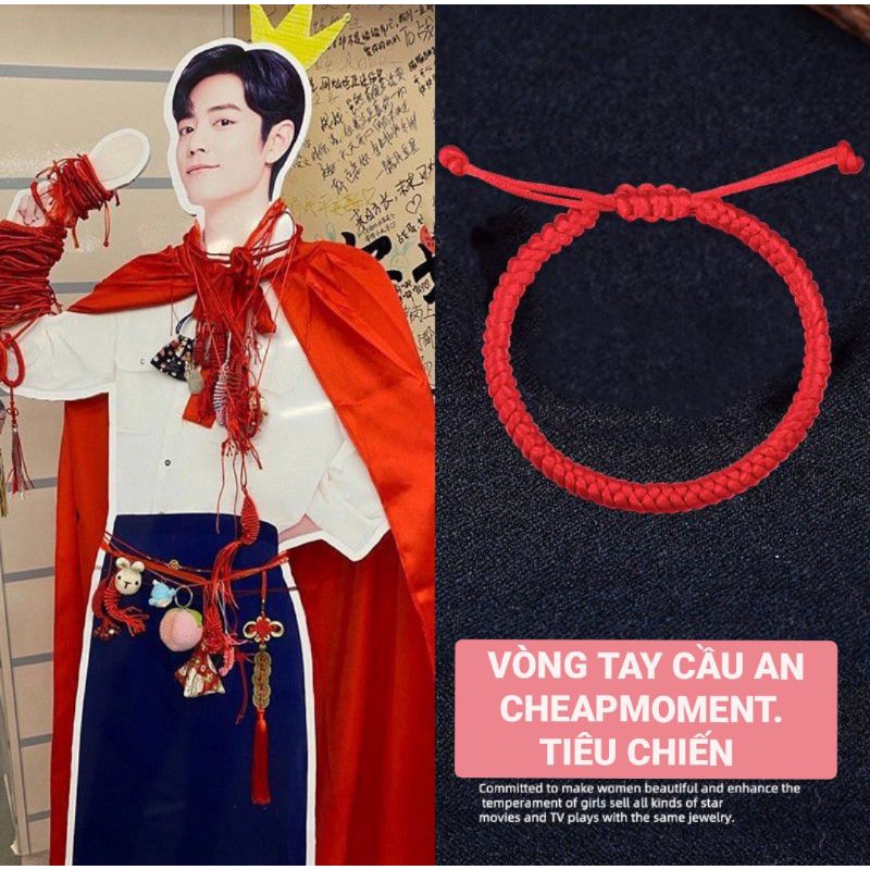 (Sẵn) Vòng tay chỉ đỏ Cầu An "Cheap moment" với Tiêu Chiến | BigBuy360 - bigbuy360.vn