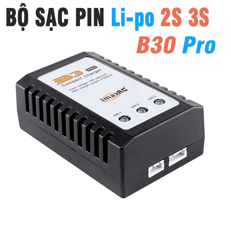 Bộ sạc pin Lipo 2S 3S ImaxRC B3 Pro 10W dùng cho xe mô hình điều khiển