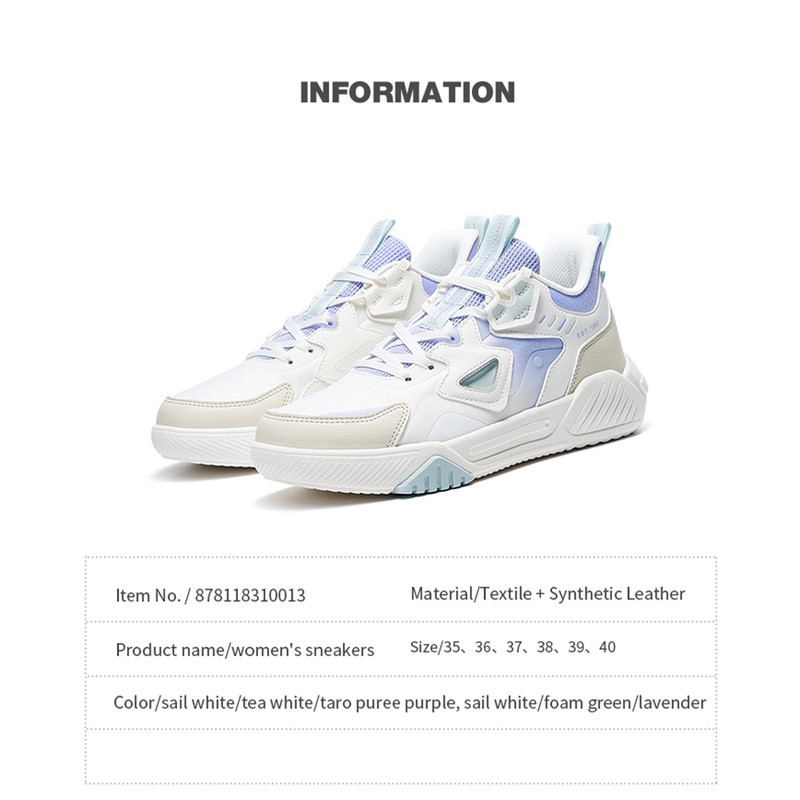 Giày thể thao nữ XTEP jiyuan 2.0 thoải mái thời trang mùa xuân 2022