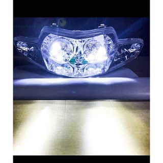 chóa Đèn xe wave nhỏ led