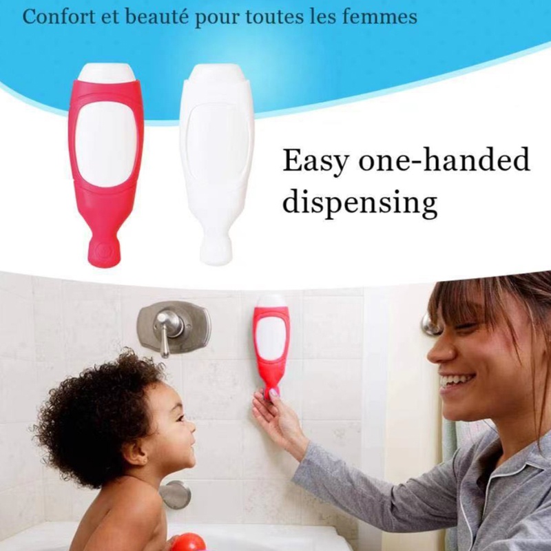 Chai Silicone Đựng Dầu Gội Và Dầu Gội Đầu Tiện Dụng