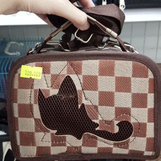 Túi đeo cho Hamster, Sóc Bay Úc, Bông... đi chơi 16x12x12cm ( giao mẫu ngẫu nhiên )