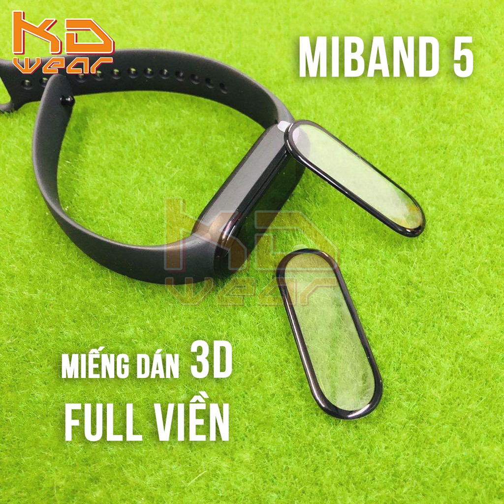 Miband 6 / Miband 5 - Miếng dán 3D full viền bảo vệ tuyệt đối