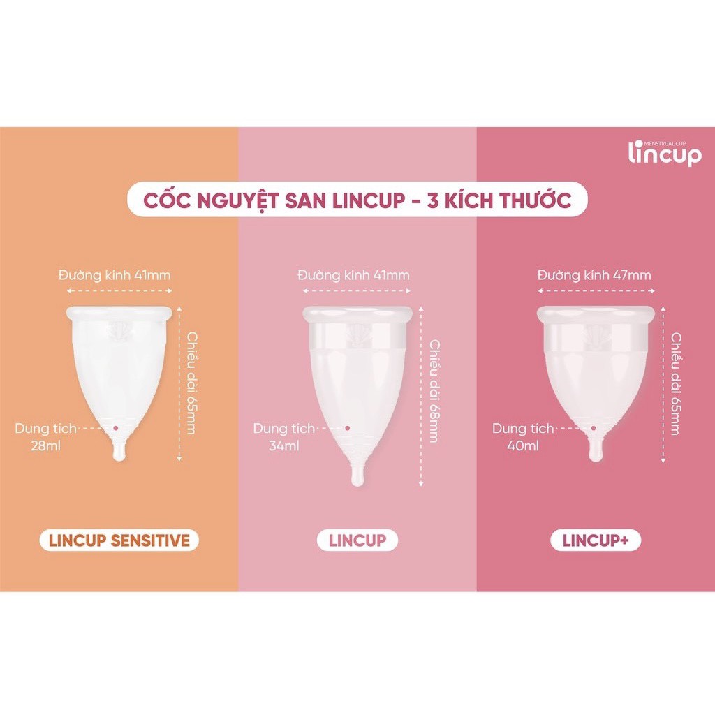 Cốc Nguyệt San Lincup Nhập Khẩu Mỹ