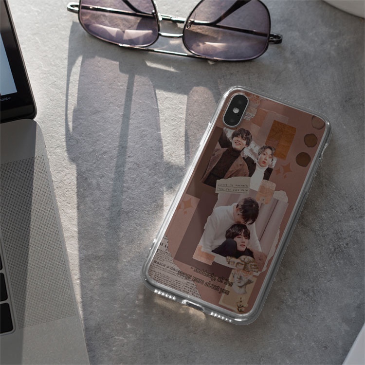 Ốp ip IDOL KPOP Taekook đáng yêu cho Iphone 6 đến 13 promax  BLUGDR0097