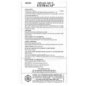 Viên Hà Thủ Ô EXTRACAP (Hộp 50 viên)