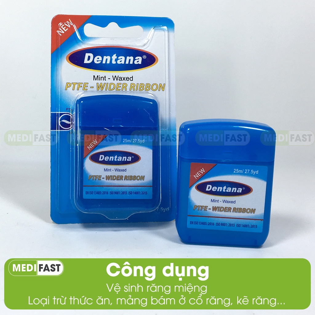 Chỉ nha khoa Dentana - Chỉ cuộn hương bạc hà thơm mát