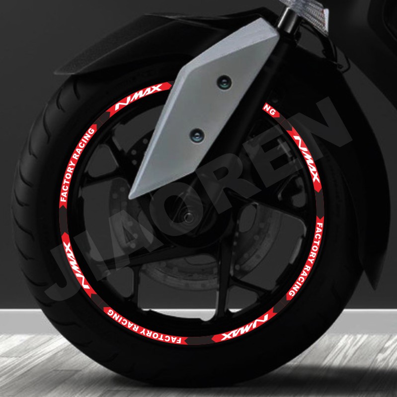 Yamaha Nmax 125 150 155 Rim Sticker Xe máy Đề can bánh xe phản quang 13 inch