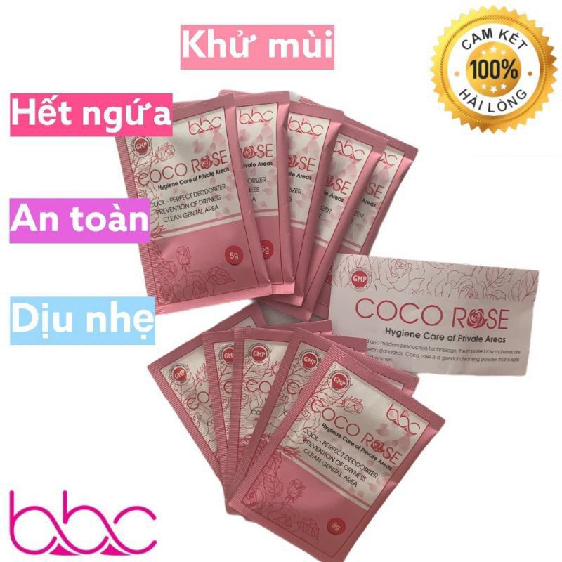 Bột phụ khoa se khít sạch viêm COCO ROSE Date mới 2021