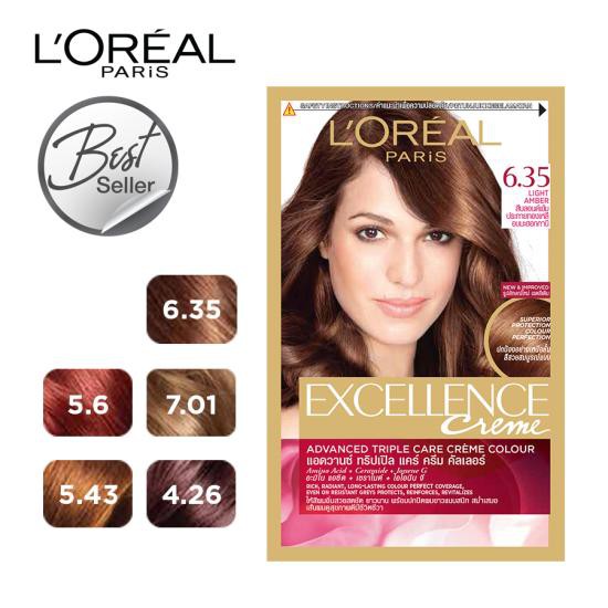 L'OREAL - Thuốc Nhuộm Tóc Phủ Bạc Cream Hair Color Excellence