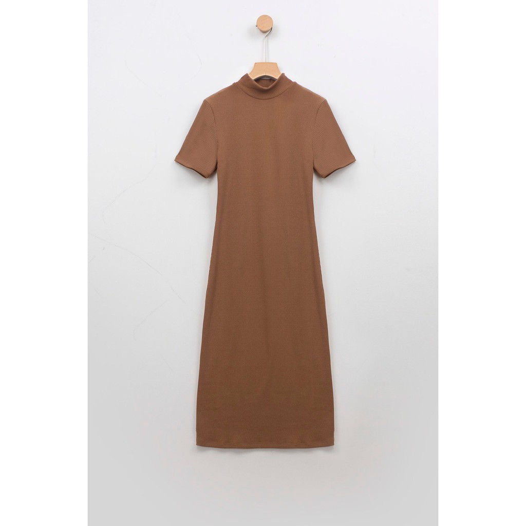 Đầm midi dệt kim cổ 5 phân 1TV4004 ADORE DRESS | BigBuy360 - bigbuy360.vn