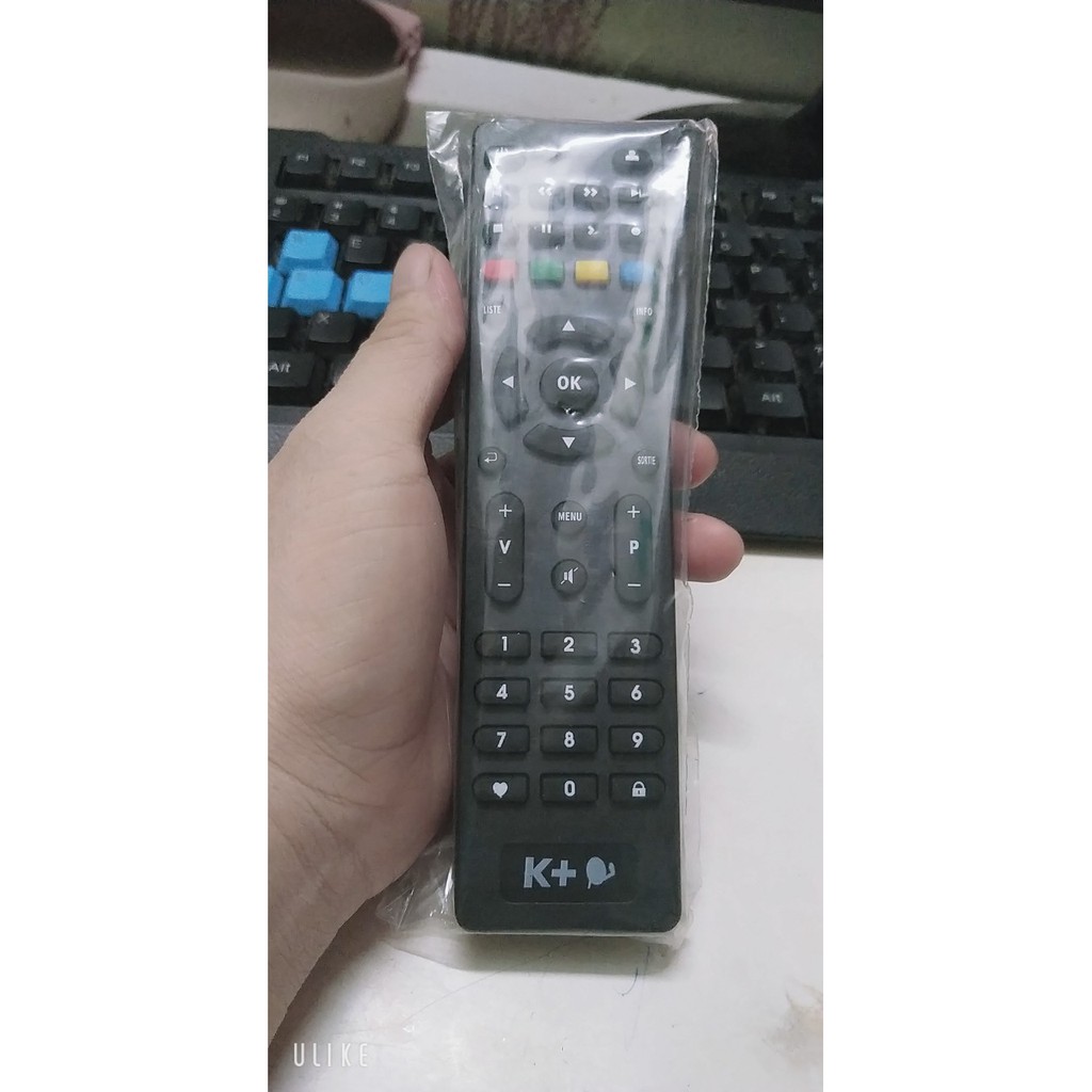 Điều khiển K+ HD - Remote K+ HD dùng cho đầu thu K+ HD chảo vệ tinh