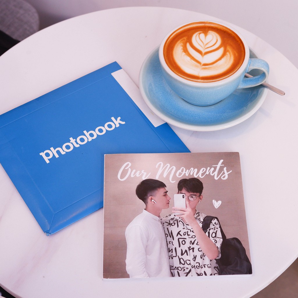 [Toàn Quốc] [E-voucher] Album in ảnh couple theo yêu cầu 40 trang bìa mềm 15 x 15cm - thiết kế trên web Photobook