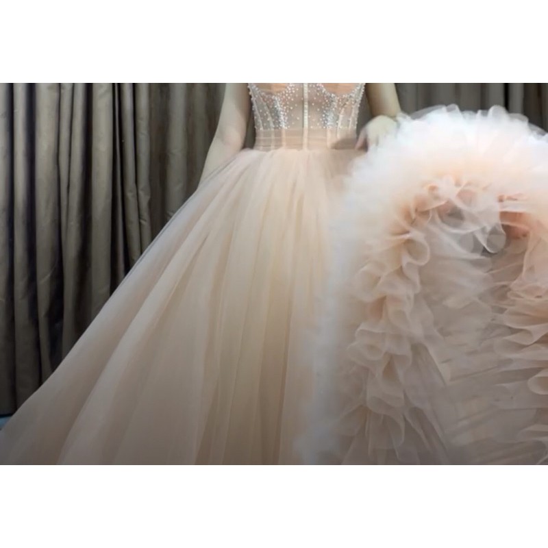 Tay voan váy cưới- choàng váy cưới