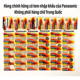 Vỉ 2 Viên Pin Panasonic CR2032 / CR2025 / CR2016 / CR1632 / CR1620 / CR1616 / CR1220 / CR1216 / CR2450 / LR44 Chính Hãng