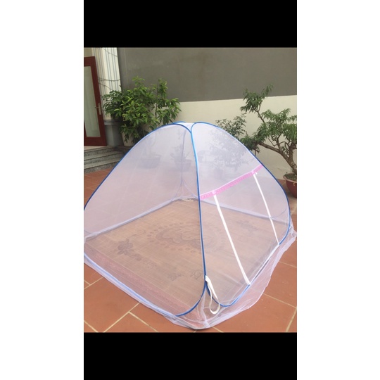 (BÁN RẺ LẤY TƯƠNG TÁC) Màn chụp tự bung cao cấp đỉnh chóp trơn hoặc có hoa tulip - Mùng chống muỗi gấp gọn thông minh