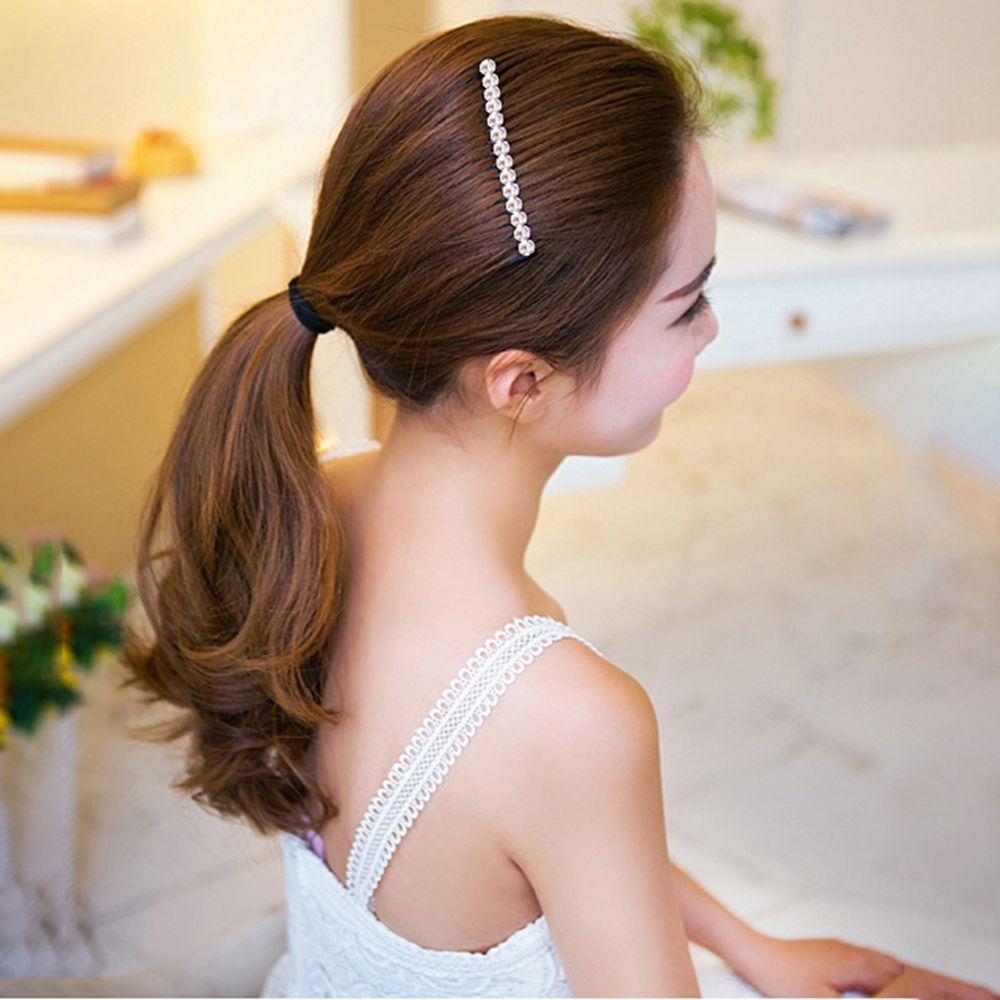 Kẹp Tóc Đuôi Ngựa Phong Cách Vintage Thời Trang Cho Nữ Giá Đỡ|Kẹp Tóc